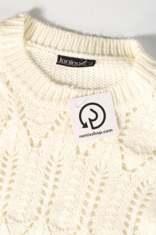 Дамски пуловер Janina, Размер M, Цвят Екрю, Цена 12,47 лв.