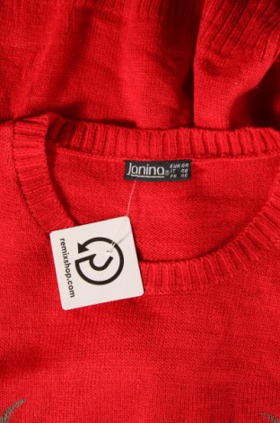 Дамски пуловер Janina, Размер XL, Цвят Червен, Цена 14,50 лв.