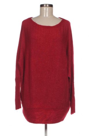 Дамски пуловер Jean Pascale, Размер L, Цвят Червен, Цена 11,60 лв.