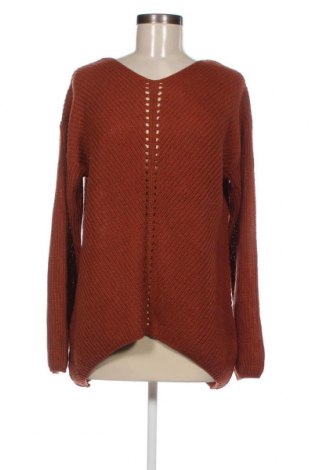 Дамски пуловер Jean Pascale, Размер M, Цвят Оранжев, Цена 11,31 лв.