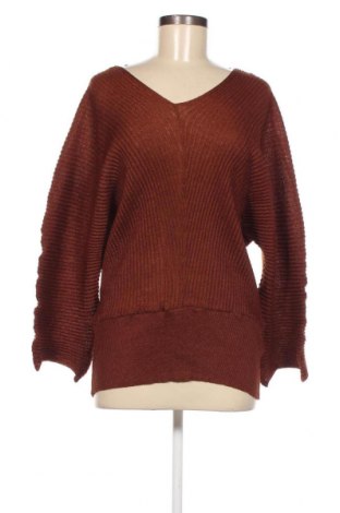 Дамски пуловер Jean Pascale, Размер M, Цвят Кафяв, Цена 9,57 лв.