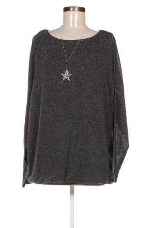 Дамски пуловер Jean Pascale, Размер XL, Цвят Сив, Цена 17,11 лв.
