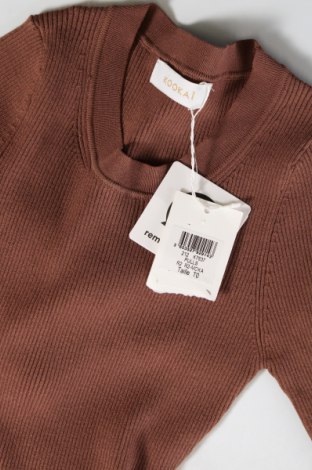 Дамски пуловер Kookai, Размер XS, Цвят Кафяв, Цена 46,20 лв.
