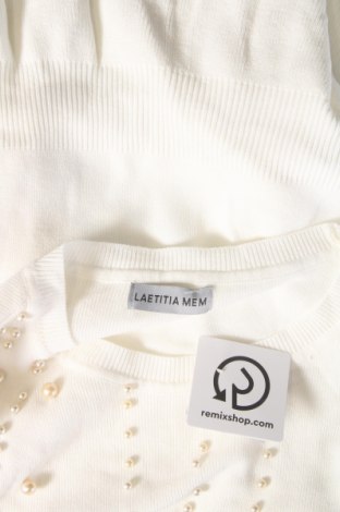 Damenpullover Laetitia Mem, Größe M, Farbe Weiß, Preis € 20,18