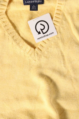 Дамски пуловер Lands' End, Размер M, Цвят Жълт, Цена 9,57 лв.