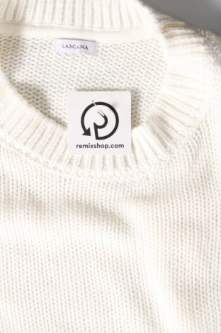 Дамски пуловер Lascana, Размер XL, Цвят Бял, Цена 18,40 лв.
