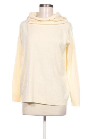 Дамски пуловер Laura Torelli, Размер M, Цвят Екрю, Цена 12,18 лв.