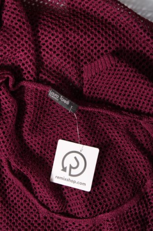 Дамски пуловер Laura Torelli, Размер L, Цвят Червен, Цена 12,47 лв.