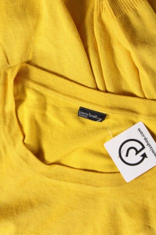 Дамски пуловер Laura Torelli, Размер L, Цвят Жълт, Цена 9,57 лв.