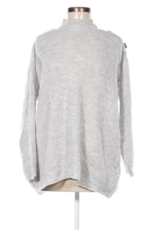 Γυναικείο πουλόβερ Laura Torelli, Μέγεθος L, Χρώμα Γκρί, Τιμή 9,33 €