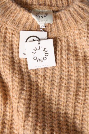 Γυναικείο πουλόβερ Lili Sidonio, Μέγεθος XS, Χρώμα Καφέ, Τιμή 12,46 €