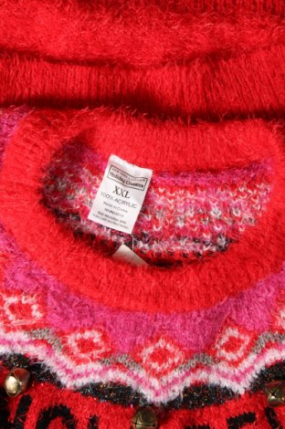 Дамски пуловер Lindex, Размер XXL, Цвят Червен, Цена 10,44 лв.