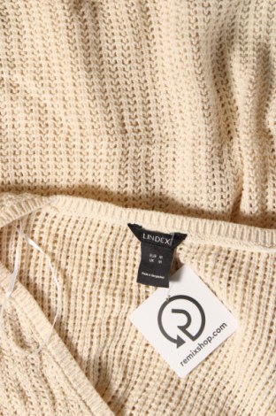 Дамски пуловер Lindex, Размер M, Цвят Екрю, Цена 4,35 лв.