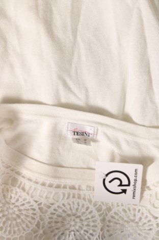 Γυναικείο πουλόβερ Linea Tesini, Μέγεθος L, Χρώμα Λευκό, Τιμή 12,43 €