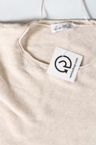 Γυναικείο πουλόβερ Lisa Tossa, Μέγεθος L, Χρώμα  Μπέζ, Τιμή 7,35 €