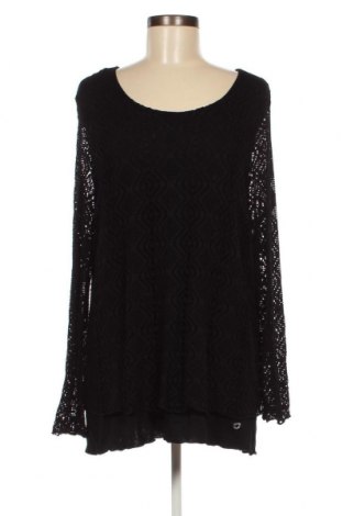 Γυναικείο πουλόβερ Lisa Tossa, Μέγεθος XXL, Χρώμα Μαύρο, Τιμή 17,75 €