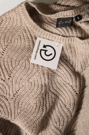Дамски пуловер Lisa Tossa, Размер S, Цвят Бежов, Цена 10,66 лв.