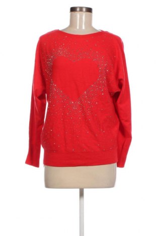 Дамски пуловер Liv, Размер M, Цвят Червен, Цена 11,60 лв.