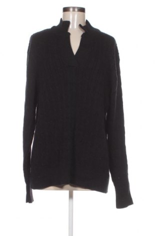 Γυναικείο πουλόβερ Liz Claiborne, Μέγεθος 3XL, Χρώμα Μαύρο, Τιμή 12,56 €