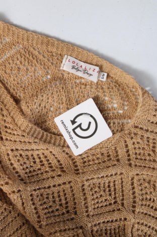 Дамски пуловер Lola Liza, Размер S, Цвят Златист, Цена 17,63 лв.