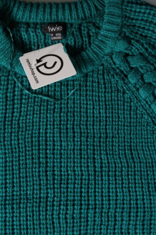 Γυναικείο πουλόβερ Lwie, Μέγεθος 3XL, Χρώμα Πράσινο, Τιμή 11,66 €