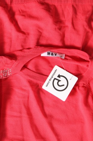 Γυναικείο πουλόβερ M&V, Μέγεθος L, Χρώμα Κόκκινο, Τιμή 5,92 €