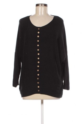 Дамски пуловер Made In Italy, Размер L, Цвят Черен, Цена 22,54 лв.