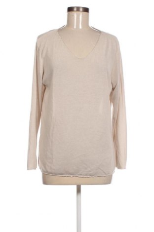 Γυναικείο πουλόβερ Made In Italy, Μέγεθος L, Χρώμα  Μπέζ, Τιμή 7,18 €