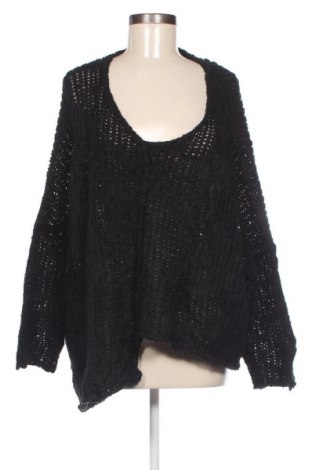 Γυναικείο πουλόβερ Made In Italy, Μέγεθος XXL, Χρώμα Μαύρο, Τιμή 12,56 €
