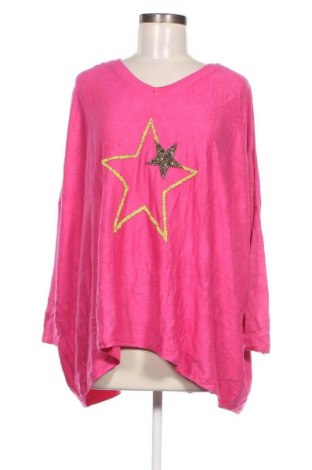 Γυναικείο πουλόβερ Made In Italy, Μέγεθος L, Χρώμα Ρόζ , Τιμή 7,18 €