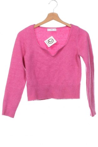 Дамски пуловер Mango, Размер XS, Цвят Розов, Цена 9,45 лв.