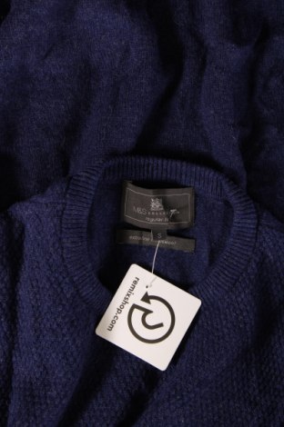 Дамски пуловер Marks & Spencer, Размер S, Цвят Син, Цена 10,80 лв.