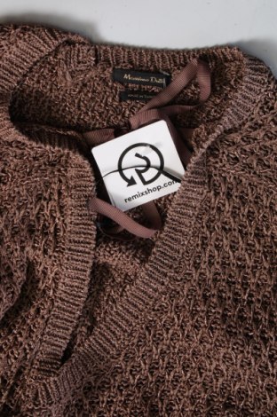 Дамски пуловер Massimo Dutti, Размер L, Цвят Кафяв, Цена 45,26 лв.