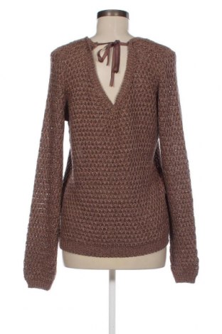Дамски пуловер Massimo Dutti, Размер L, Цвят Кафяв, Цена 45,26 лв.