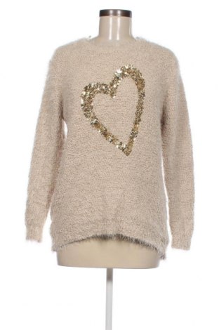 Γυναικείο πουλόβερ Miss Charm, Μέγεθος M, Χρώμα  Μπέζ, Τιμή 9,87 €