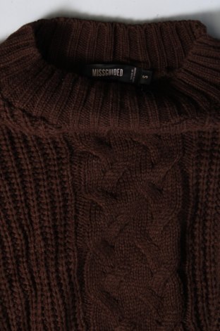 Дамски пуловер Missguided, Размер S, Цвят Кафяв, Цена 9,57 лв.
