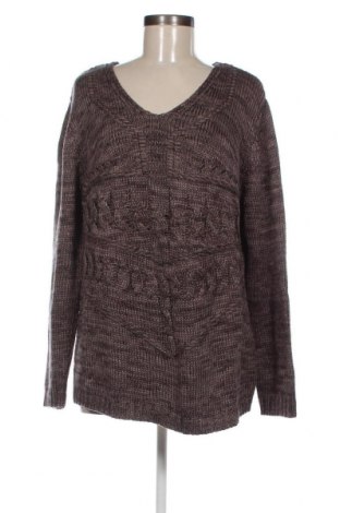 Дамски пуловер Mona, Размер XXL, Цвят Кафяв, Цена 26,65 лв.