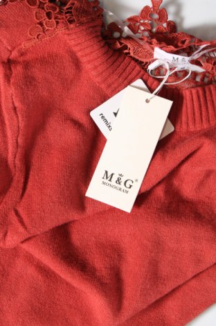 Damenpullover Monogram, Größe M, Farbe Rot, Preis € 10,67
