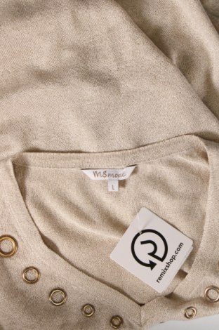 Γυναικείο πουλόβερ Ms Mode, Μέγεθος L, Χρώμα  Μπέζ, Τιμή 2,69 €