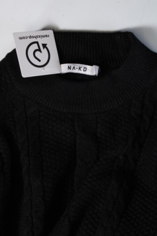Дамски пуловер NA-KD, Размер S, Цвят Черен, Цена 17,63 лв.