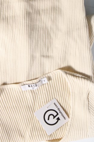 Дамски пуловер NA-KD, Размер S, Цвят Екрю, Цена 13,53 лв.