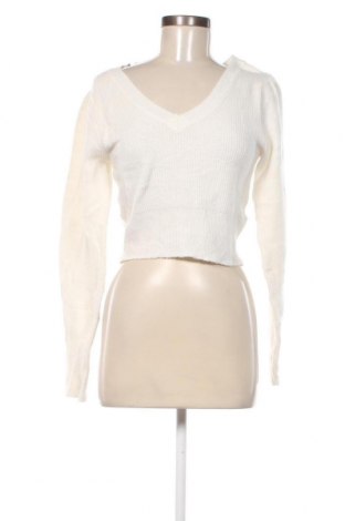 Γυναικείο πουλόβερ NA-KD, Μέγεθος S, Χρώμα Λευκό, Τιμή 10,14 €