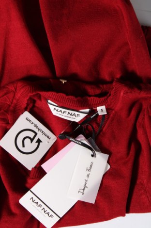 Дамски пуловер Naf Naf, Размер M, Цвят Червен, Цена 30,69 лв.