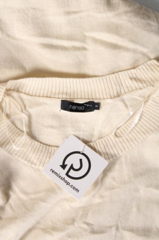 Дамски пуловер Nanso, Размер S, Цвят Екрю, Цена 16,40 лв.