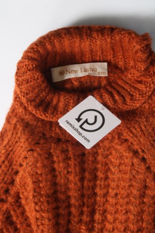 Дамски пуловер New Laviva, Размер M, Цвят Оранжев, Цена 24,18 лв.