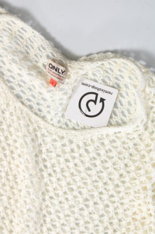 Дамски пуловер ONLY, Размер S, Цвят Екрю, Цена 12,17 лв.