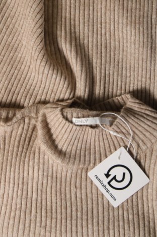 Γυναικείο πουλόβερ ONLY, Μέγεθος L, Χρώμα  Μπέζ, Τιμή 9,59 €