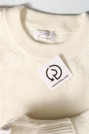 Дамски пуловер ONLY, Размер M, Цвят Екрю, Цена 8,91 лв.