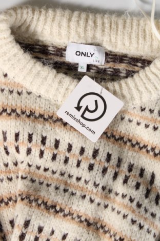 Γυναικείο πουλόβερ ONLY, Μέγεθος XL, Χρώμα Πολύχρωμο, Τιμή 7,35 €