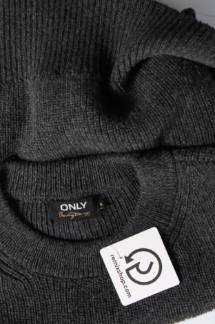 Дамски пуловер ONLY, Размер S, Цвят Сив, Цена 4,05 лв.